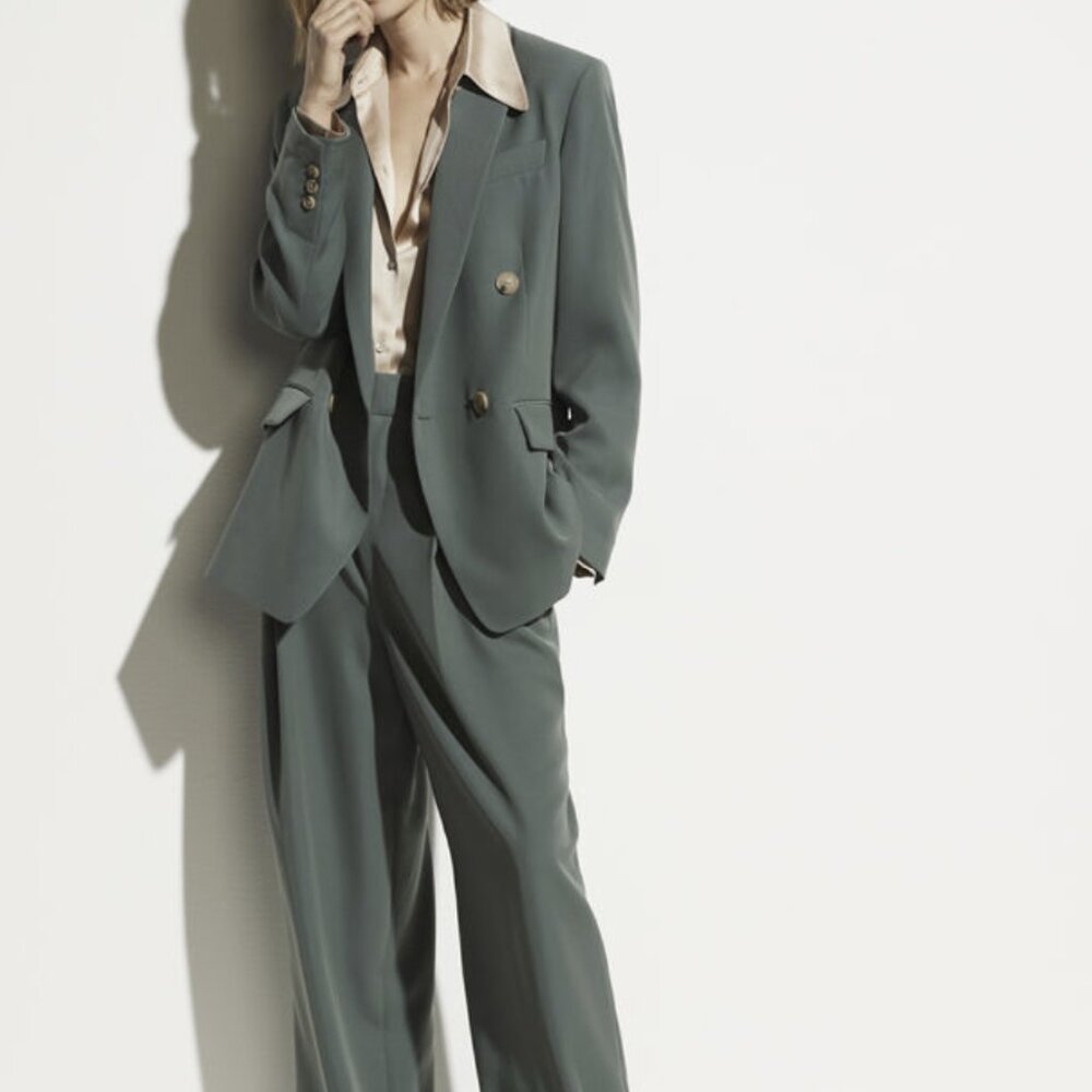 Vince Oversized Double Breasted Blazer